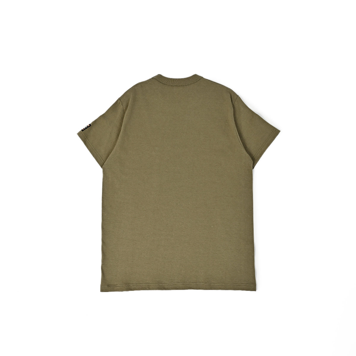 ビリケン半袖クルーネックTシャツ (カーキ)